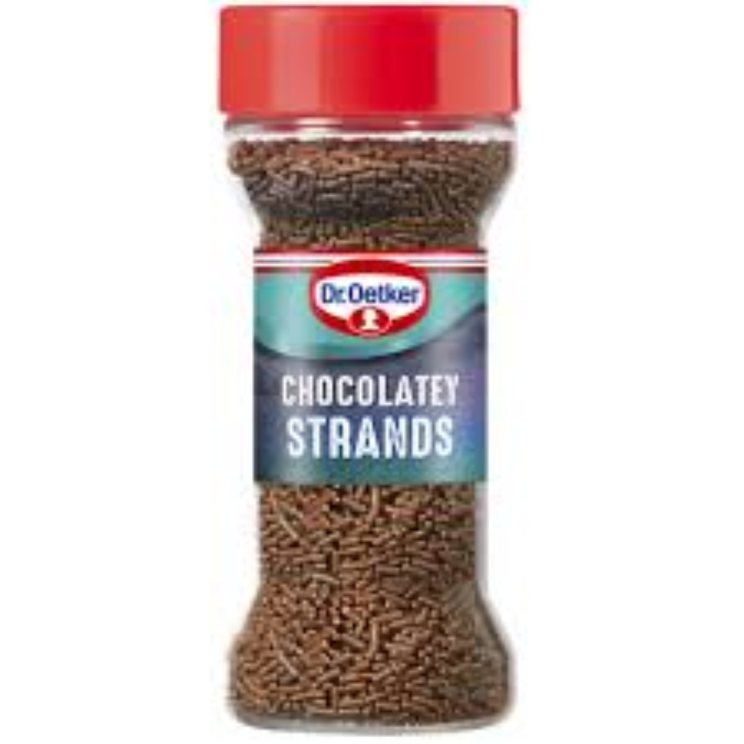 DR.OETKER CHOCOLATE STRANDS 55G